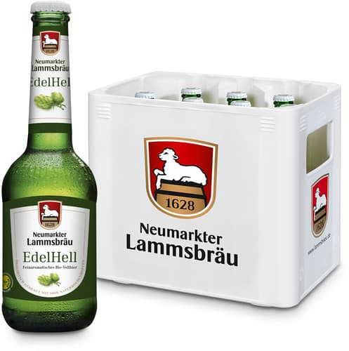 Lammsbräu BIO Edelhell Kiste 10x0,33 l (MEHRWEG)