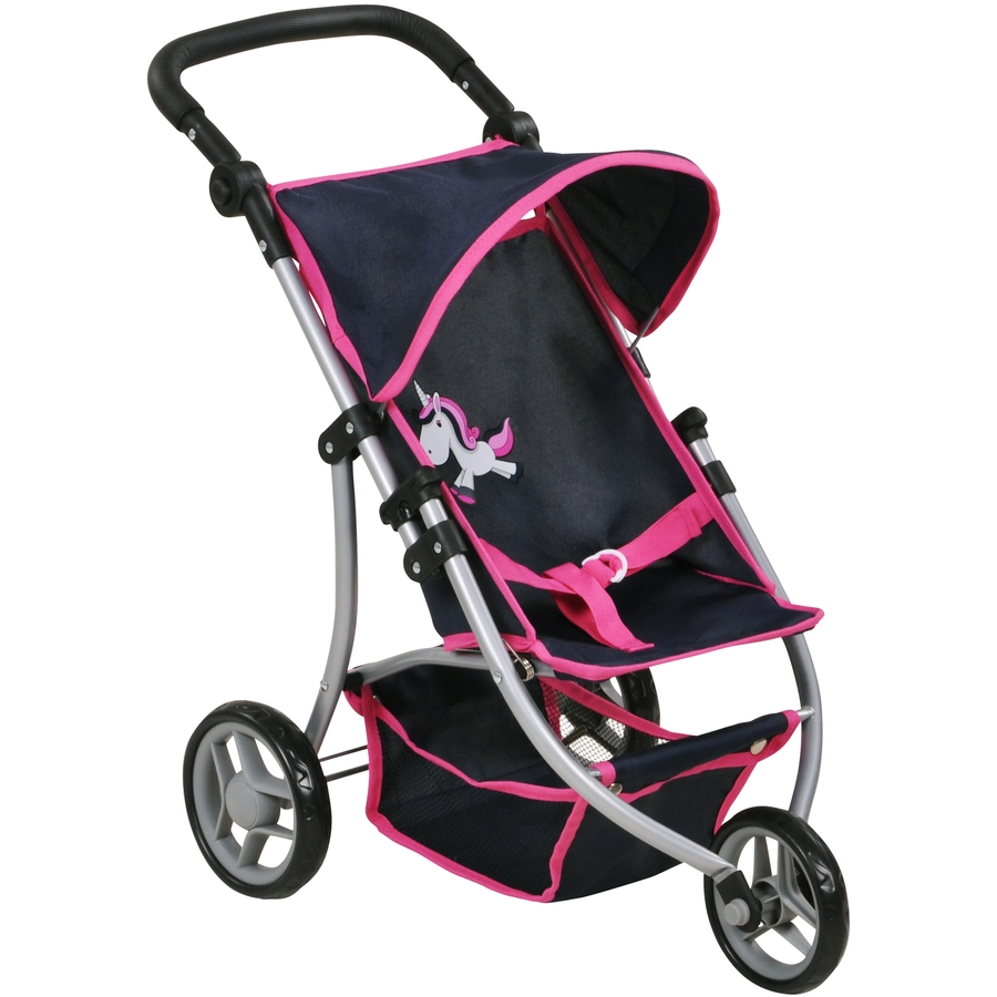 knorr toys® Puppenbuggy Jogger Lio - UMA. Das Einhorn blue blau