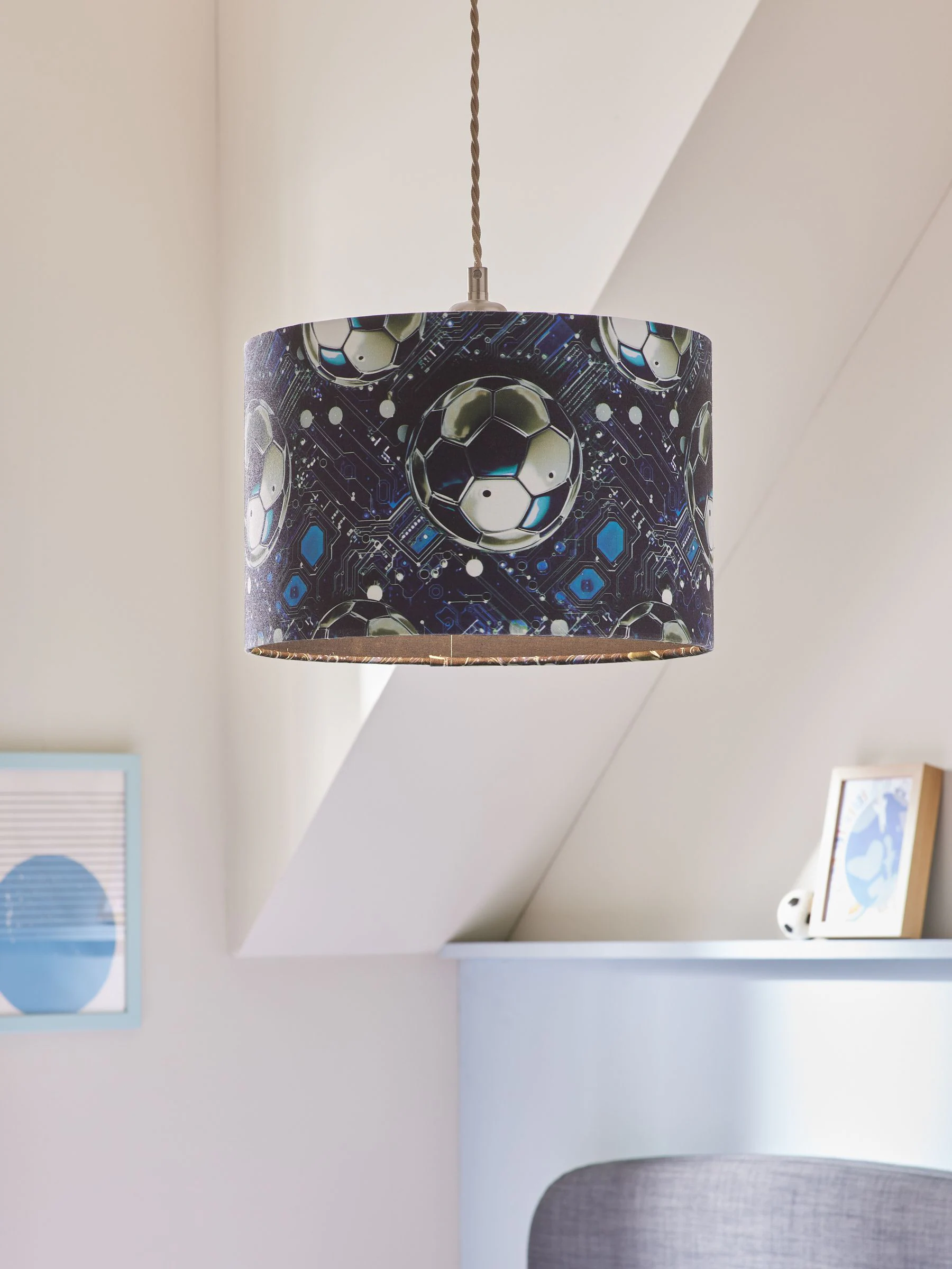 Football Easy Fit Pendant Lamp Shade