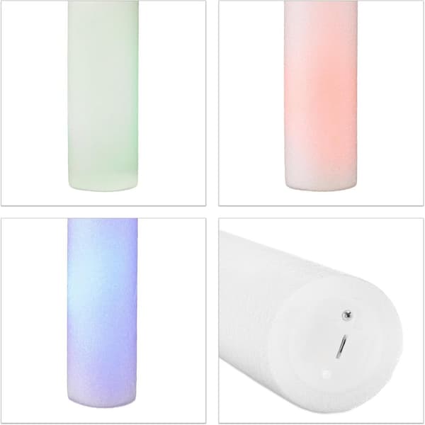 INF Fargerike LED Skum Glow Sticks - 6 Pakning - Perfekt for fester, konserter og arrangementer