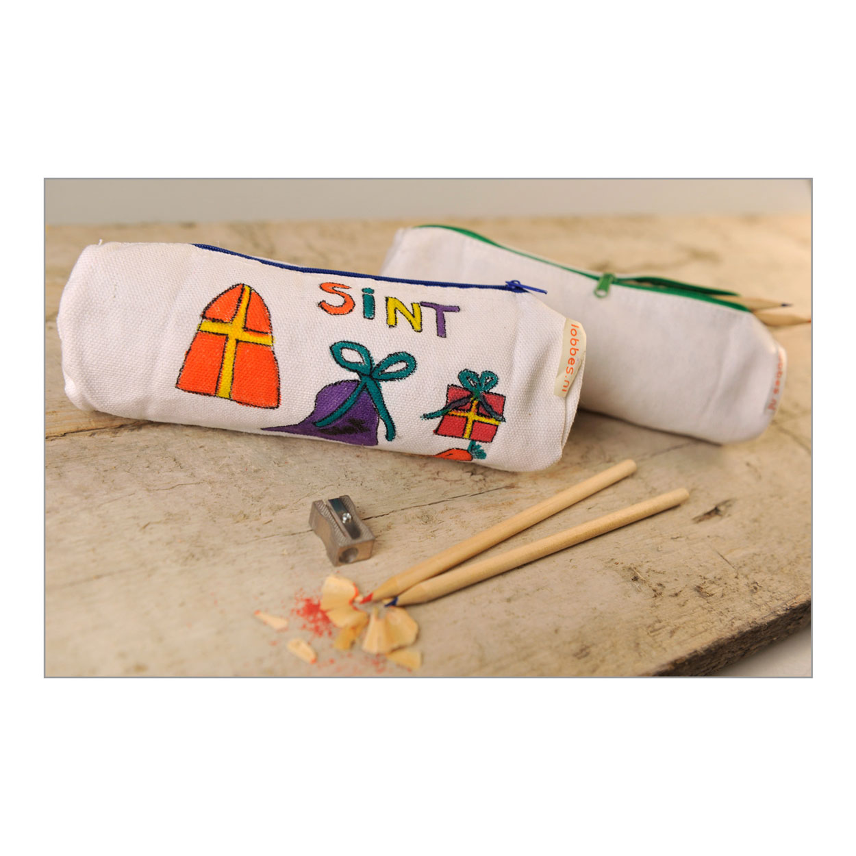 Katoenen Etui - Blauw