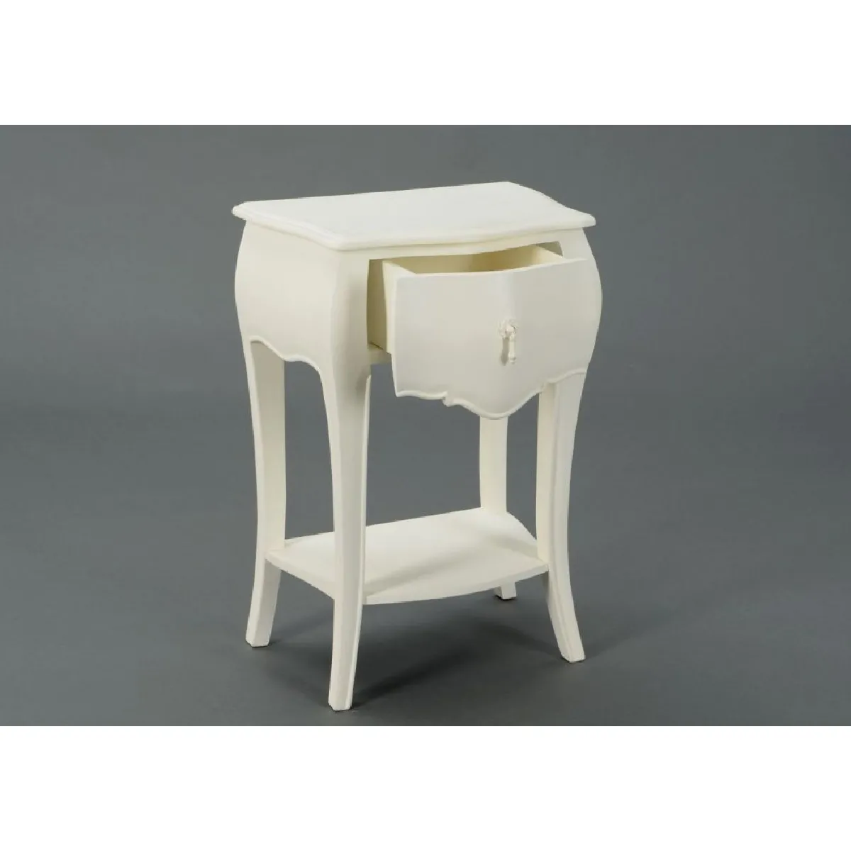 AMADEUS Chevet Murano Blanc Cassé