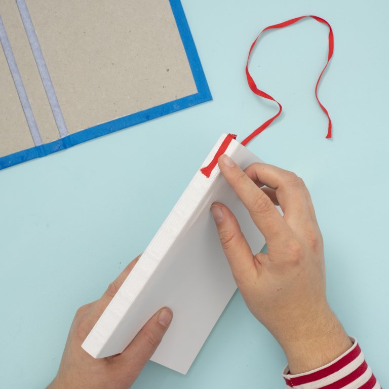 DIY Set, Buchbinden, Hardcover Notizbuch