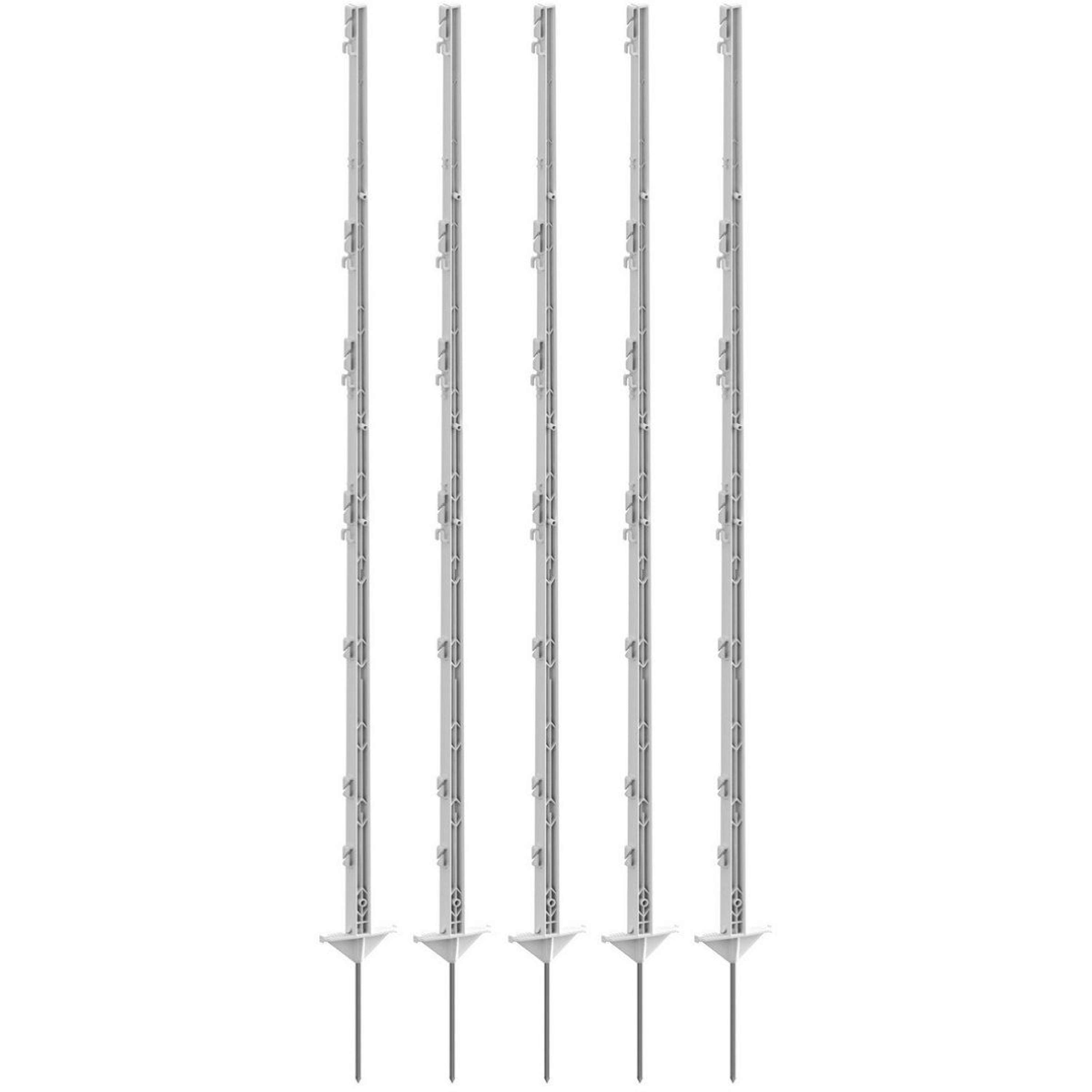 Ako Weidepaal Classic Dubbel 156cm 5 Stuks Wit