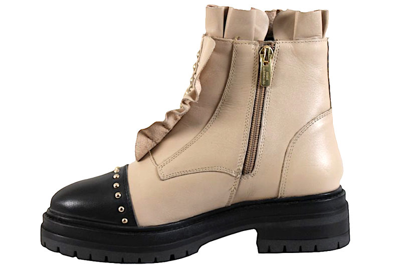 COPENHAGEN SHOES LOVE ME MULTI STØVLE I BEIGE GLAT SKIND