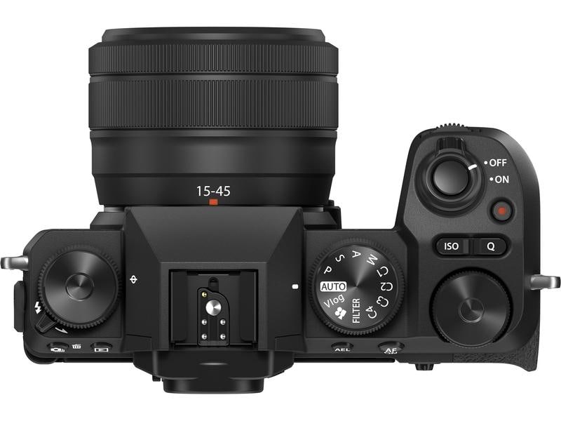 Fujifilm Fotokamera X-S20 XC 15-45 mm Vielseitige Reisekamera mit Ki-Autofokus und langer Akkulaufzeit mit Objektiv