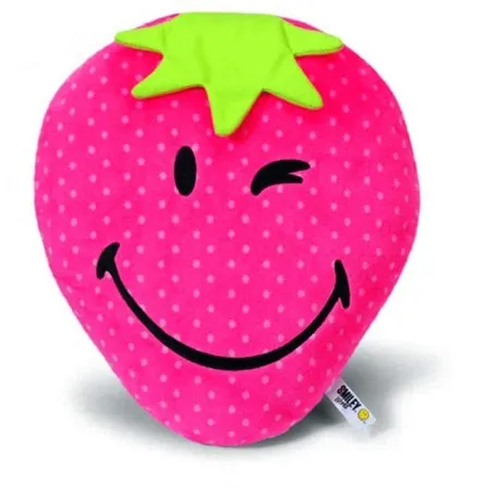 NICI Smiley World Kissen Erdbeere, 32 x 29cm