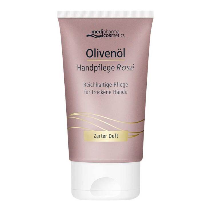 Olivenöl Handpflegecreme Rose, 50 ml