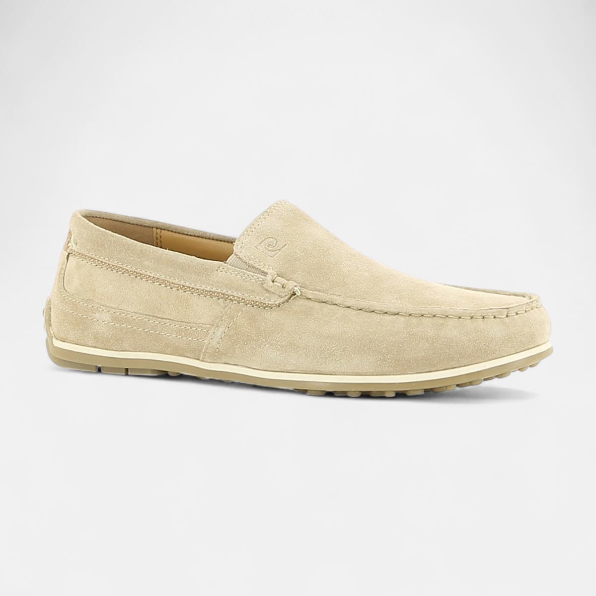 Mocassins Homme en cuir beige