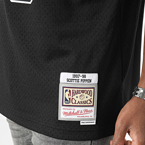 Maillot De Baseball Swingman Alternate Chicago Bulls Scottie Pippen Noir