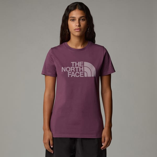 T-shirt THE NORTH FACE W S/S EASY TEE MIDNIGHT MAUVE/PURPLE CHALK