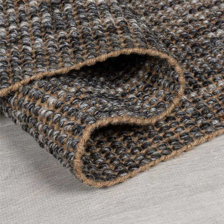 Jute vloerkleed - Motto Ombre Grijs