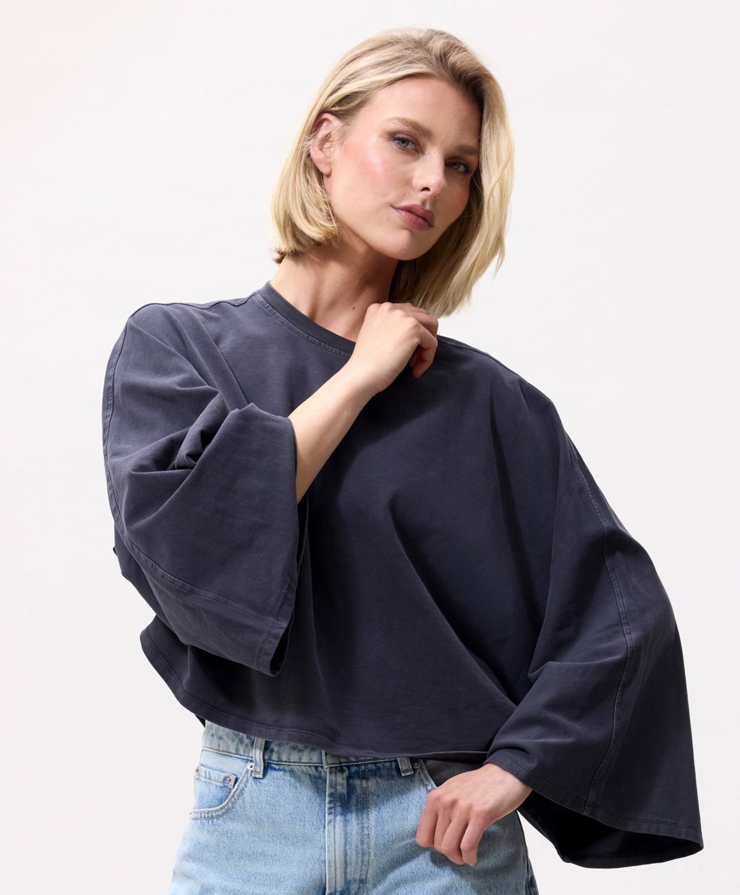 Catwalk  Junkie Dames longsleeve grijs