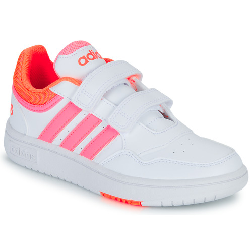 Adidas Sportswear - HOOPS 3.0 CF C - Blanc / Rose