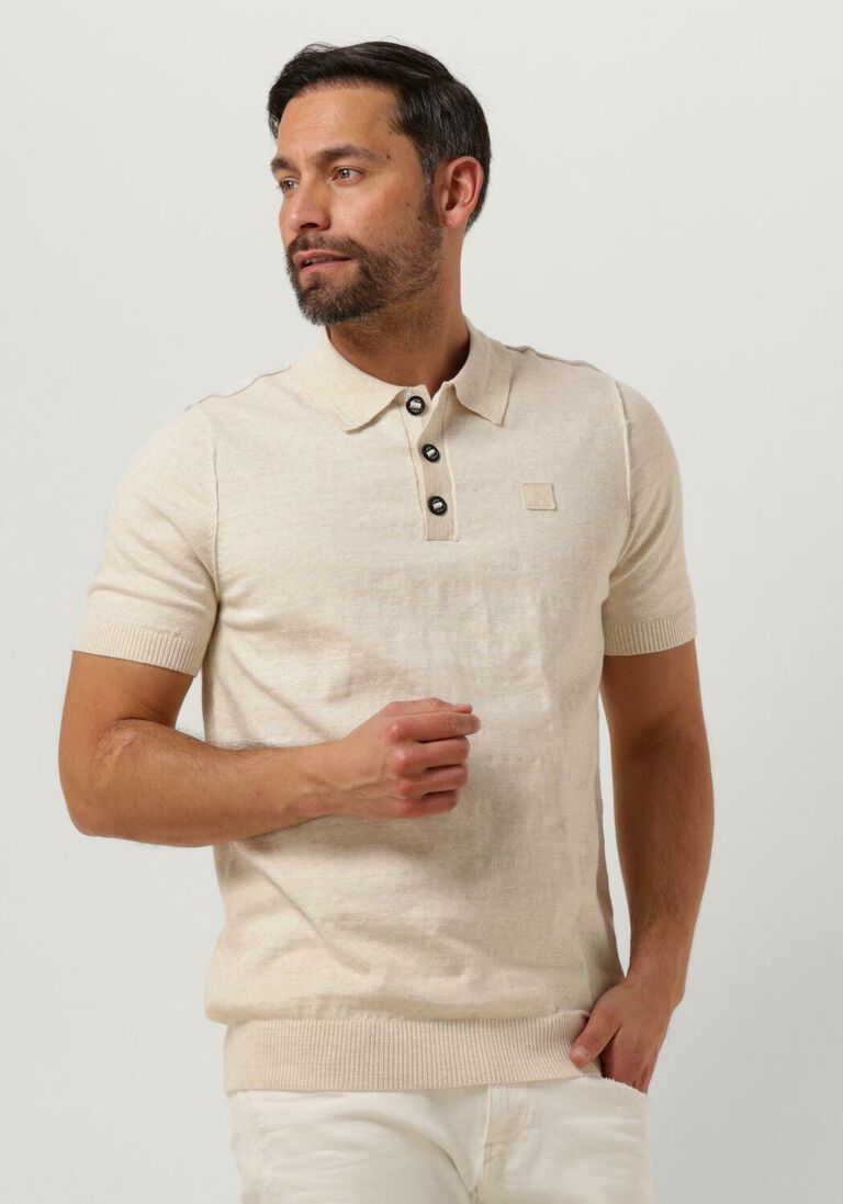 BUTCHER OF BLUE beige butcher of blue polo lt clifden polo