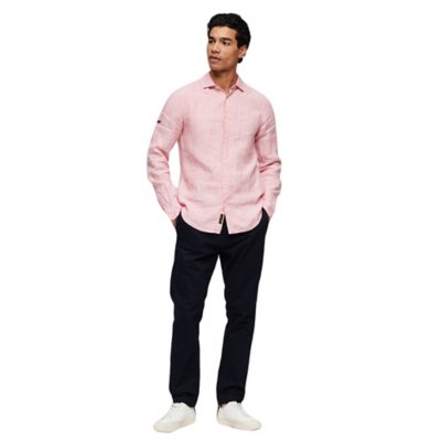 Chemise à manches longues homme Studios Casual Linen SUPERDRY