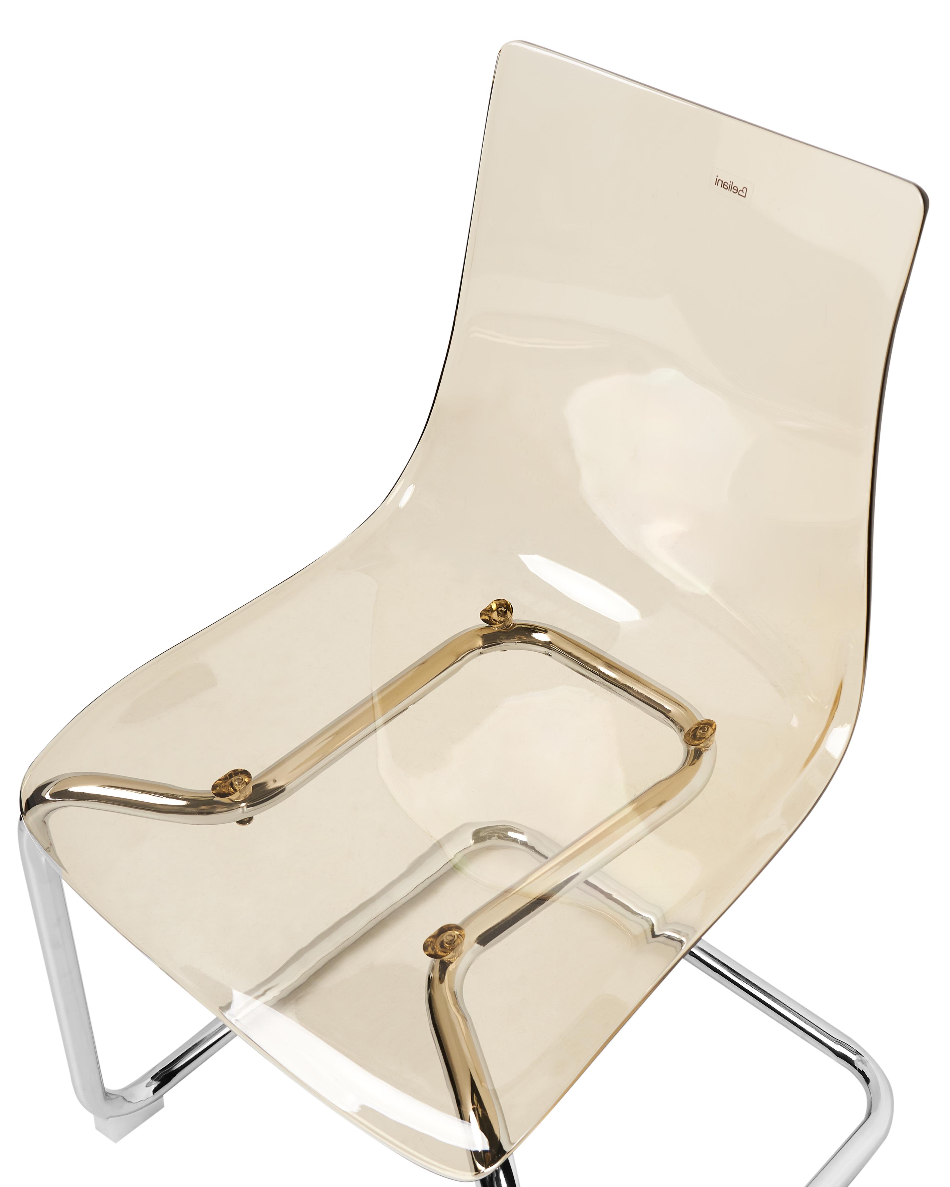 Set van 2 eetkamerstoelen MARSHALL Oranje
