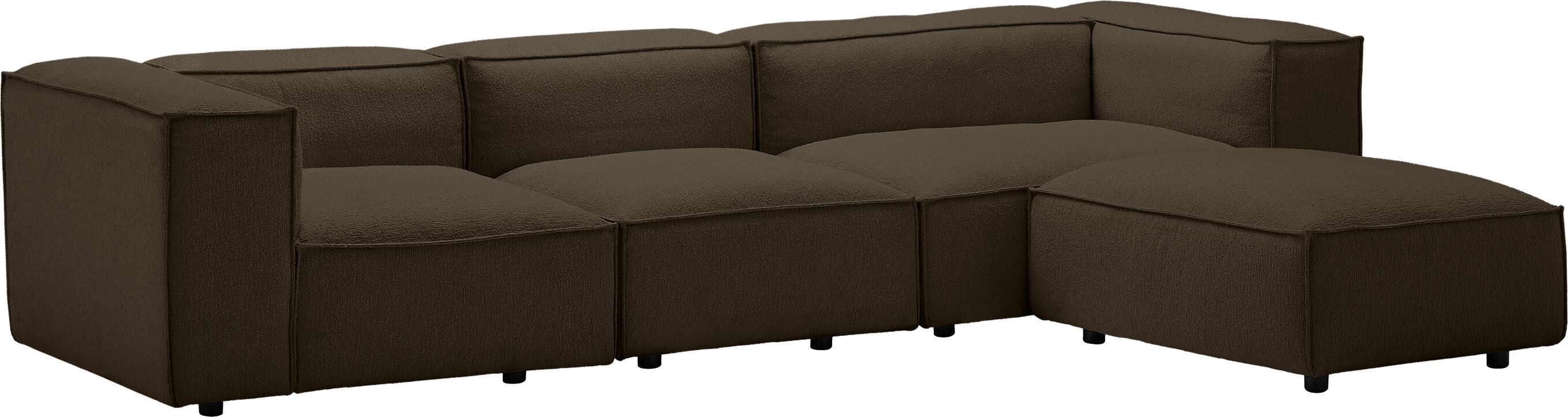 MOOD Ecksofa - Braun / B: 291.0 cm x T: 168.0 cm x H: 65.0 cm