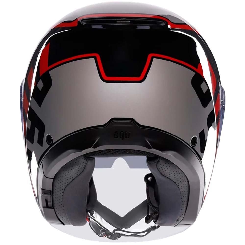 AGV - Casque Irides Valenza Noir / Gris / Rouge / Mat