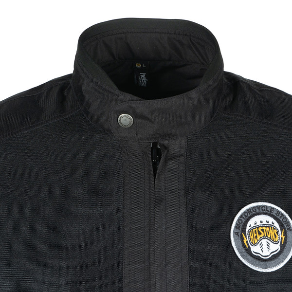 Helstons - Blouson Elron tissu mesh Noir