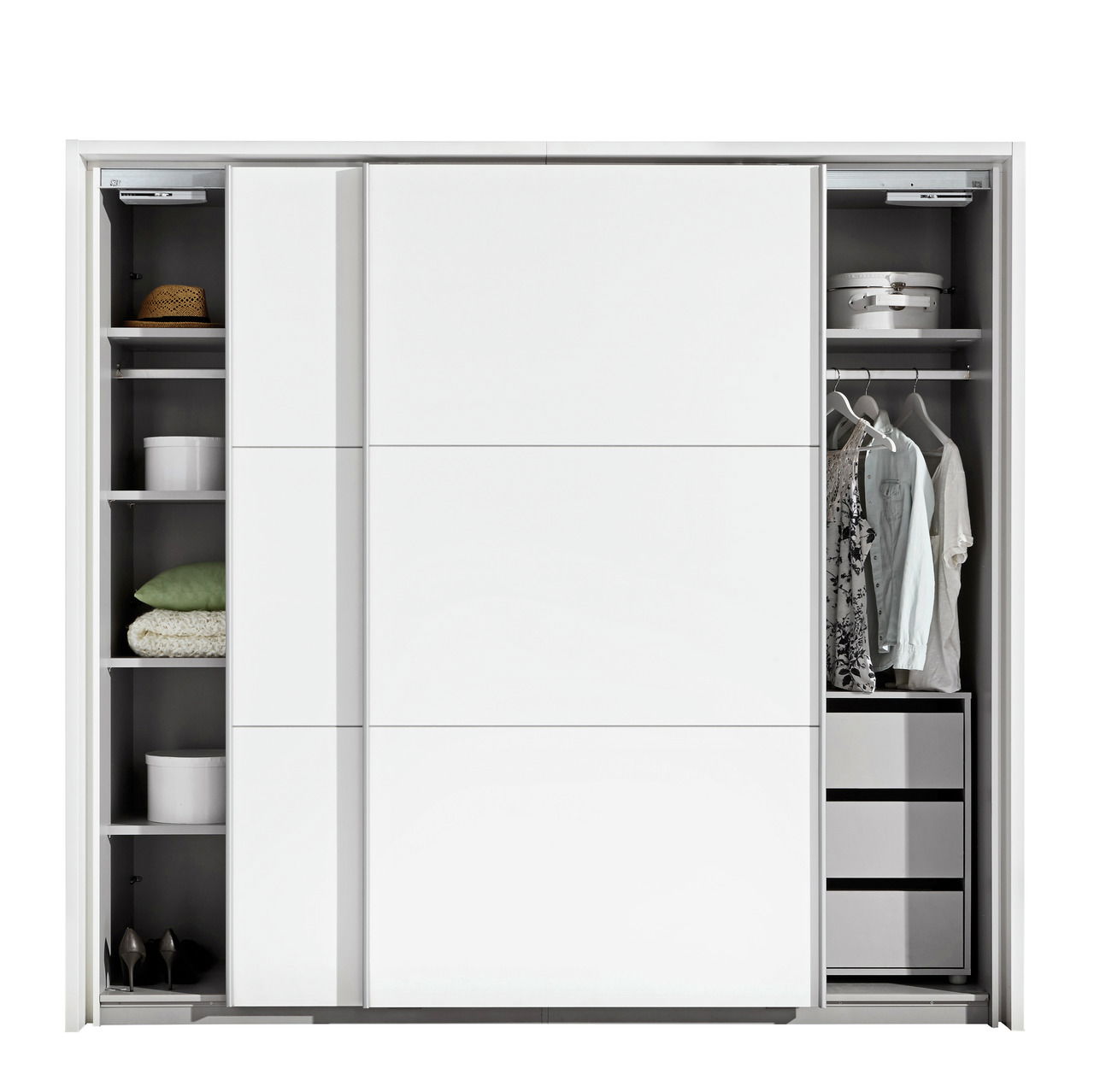 Ti´me Schwebetürenschrank 2-türig LAUSANNE