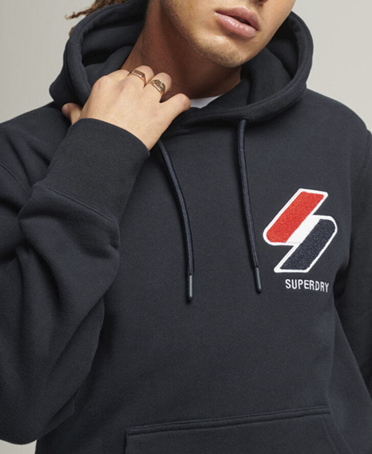 Superdry Code SL Classic hættetrøje Blå