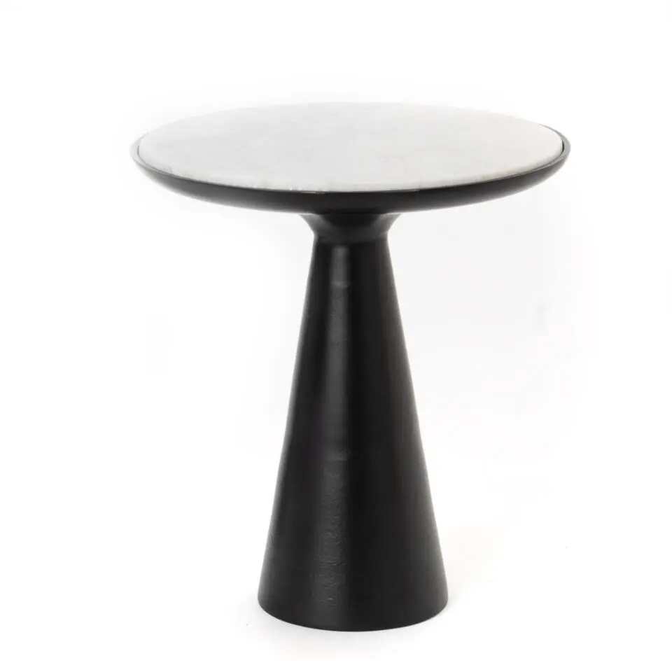 Starfurn - Bijzettafel Essy - Zwart - 38x38x63 cm