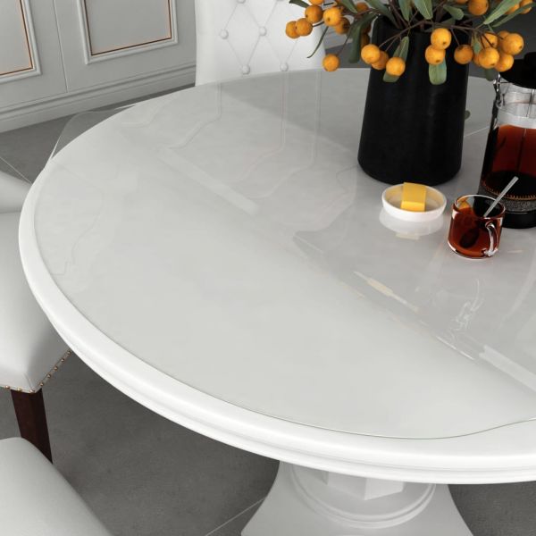 Protetor de Mesa Ø 80 cm 2 mm Pvc Transparente - 288247