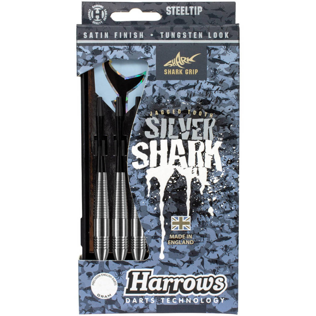 Silver Shark steeltip dartpijlen (23 gram)