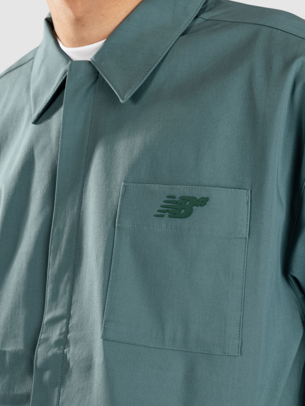New Balance Numeric Coaches Twill Jacket new spruce