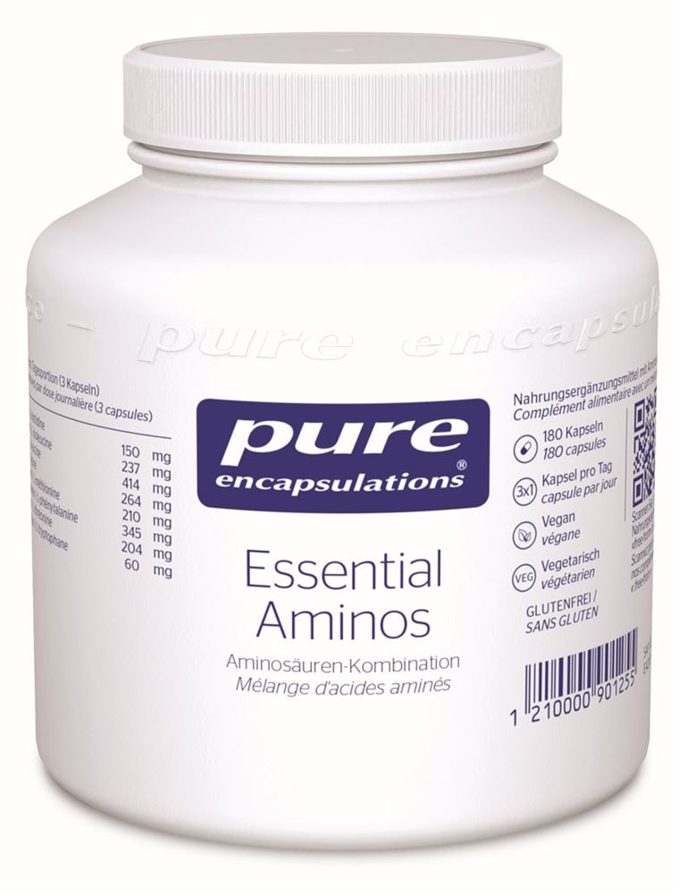 PURE Essential Aminos Kaps Ds 180 Stk