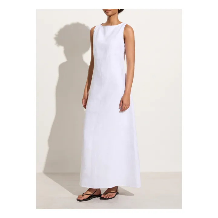 Faithfull the Brand Robe Nahna Maxi | Blanc