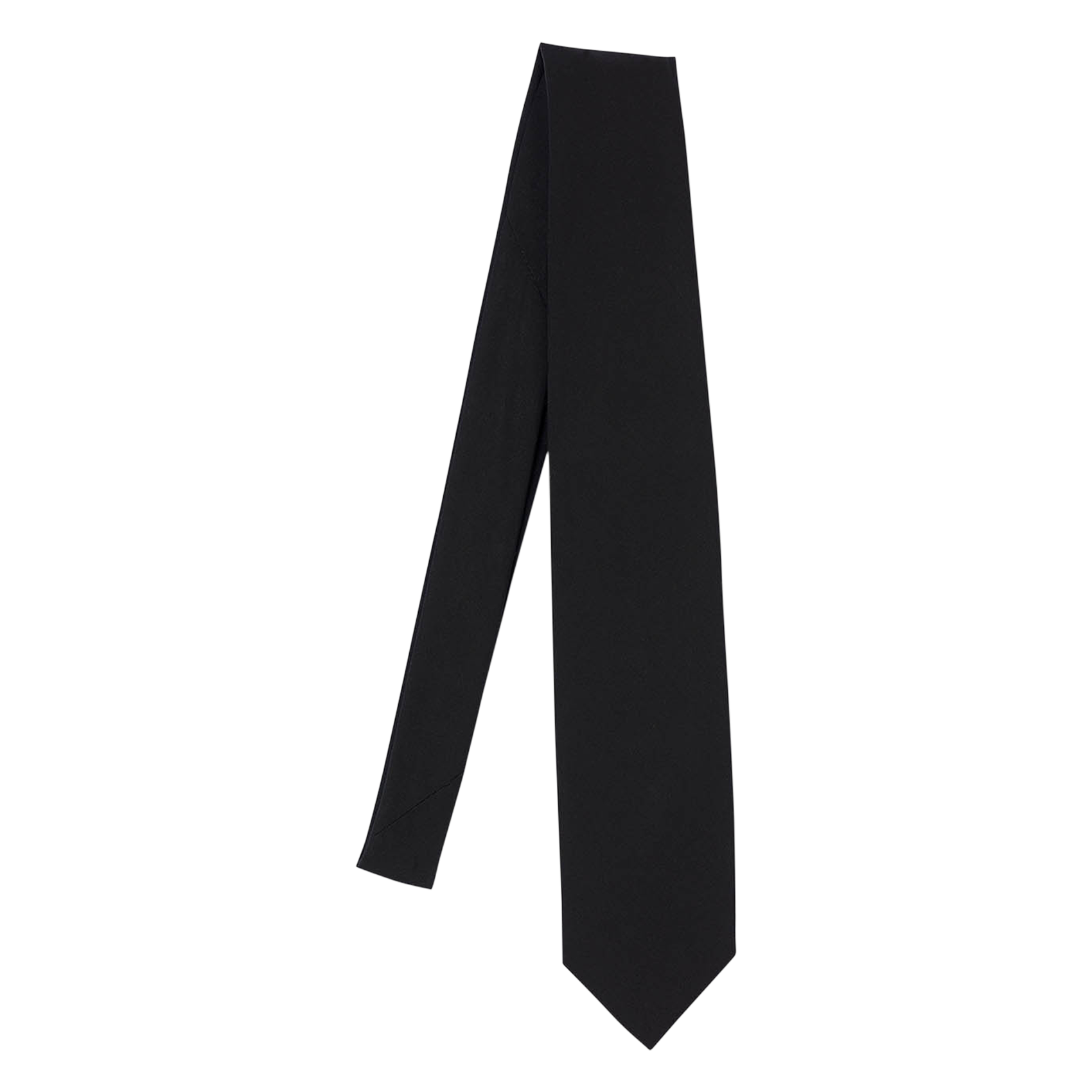 Cravate en coton | Noir