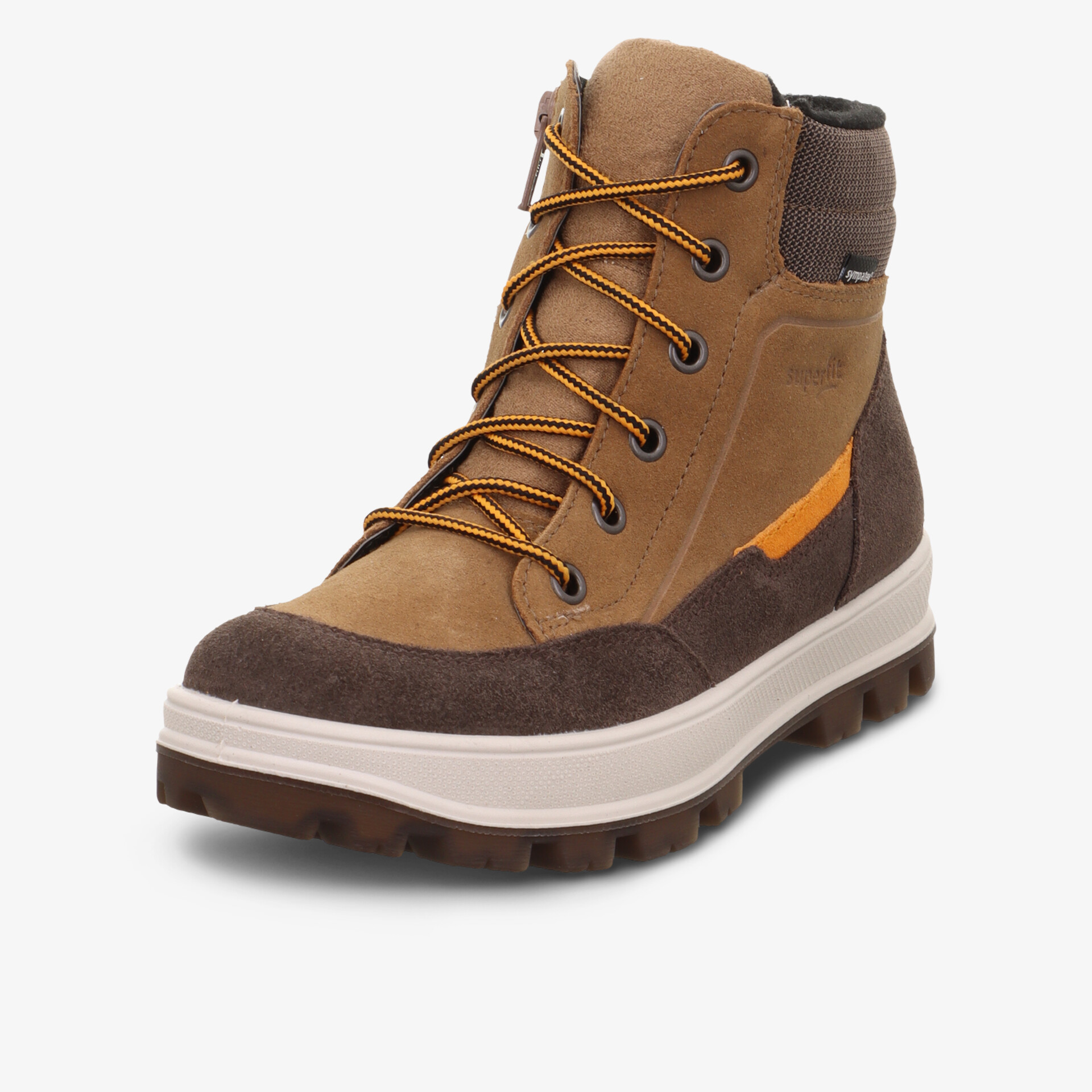 superfit Kinder Schnürstiefel braun