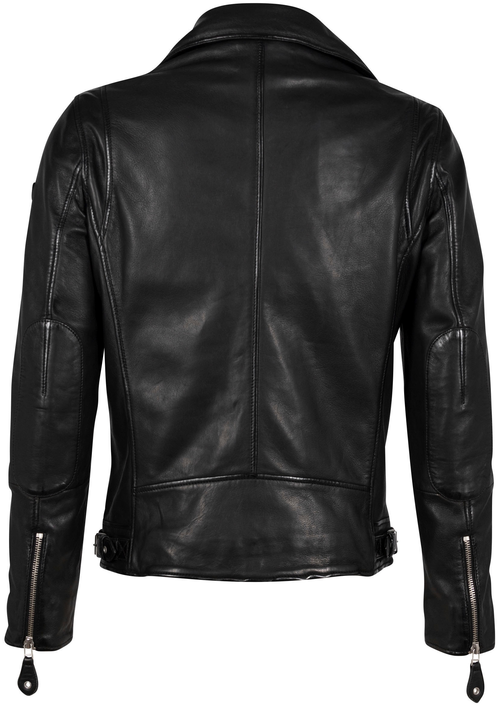 Mauritius Lederjacke »Mavric SF NSLV« im Biker-Style, asymetrischer Reissverschluss, Nieten