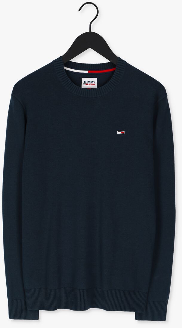 TOMMY JEANS donkerblauwe tommy jeans trui tjm essential light sweater