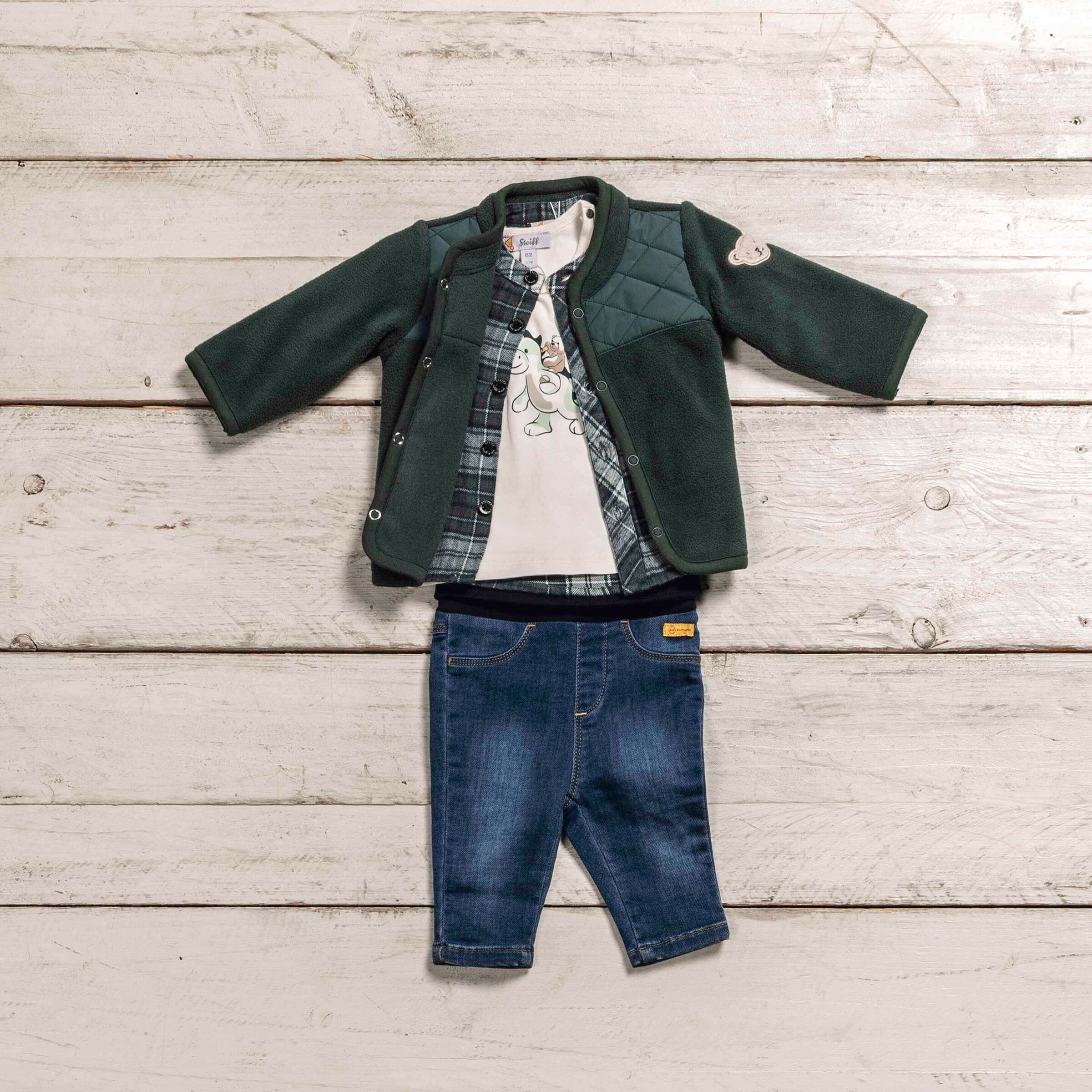 Steiff Jeans mit Softbund denim