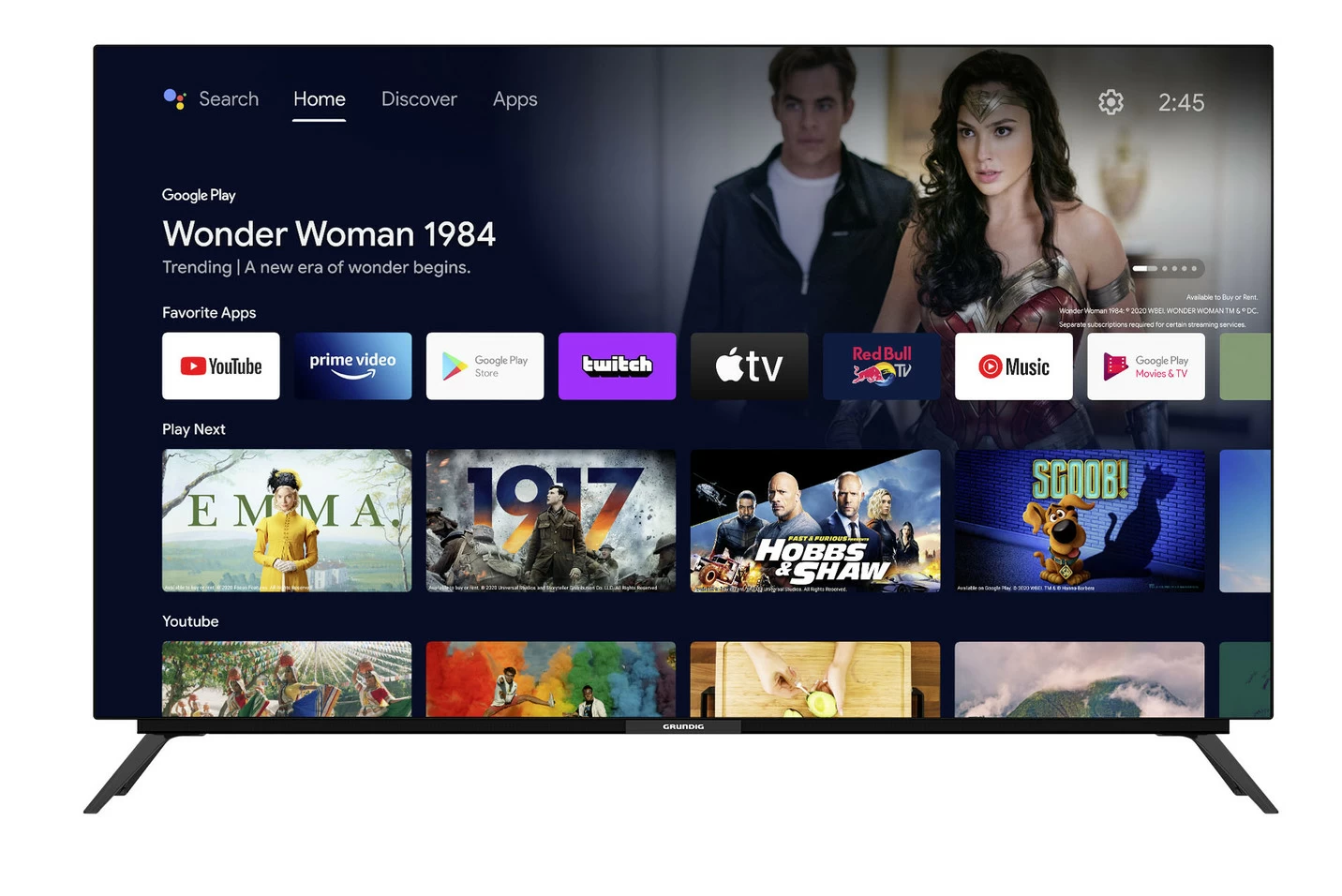 Grundig 4K-Ultra-HD-OLED-Fernseher