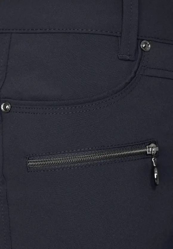 Slim Fit Technostretch Hose - deep blue