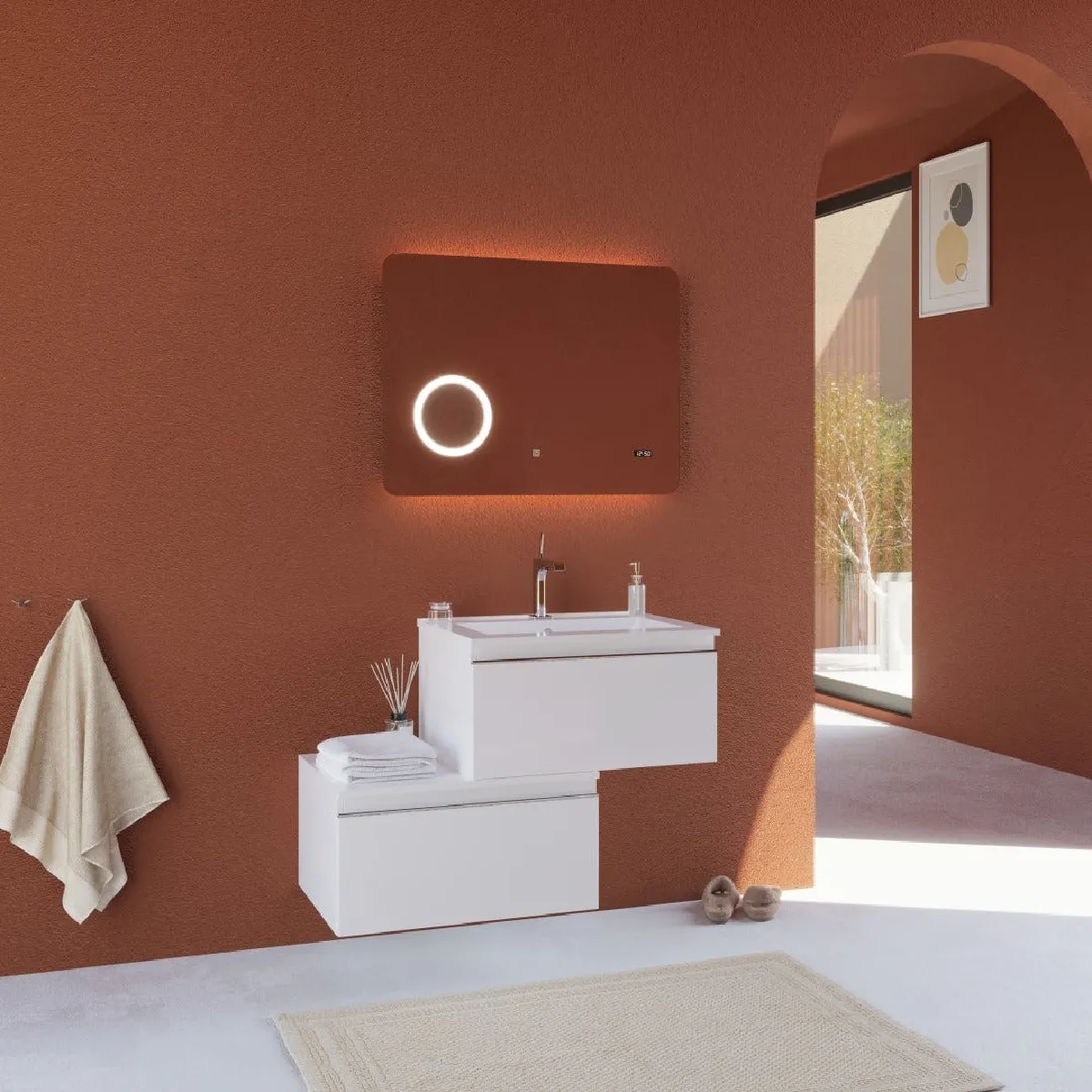 Kiamami Valentina Armoire toilette Seattle 60 cm