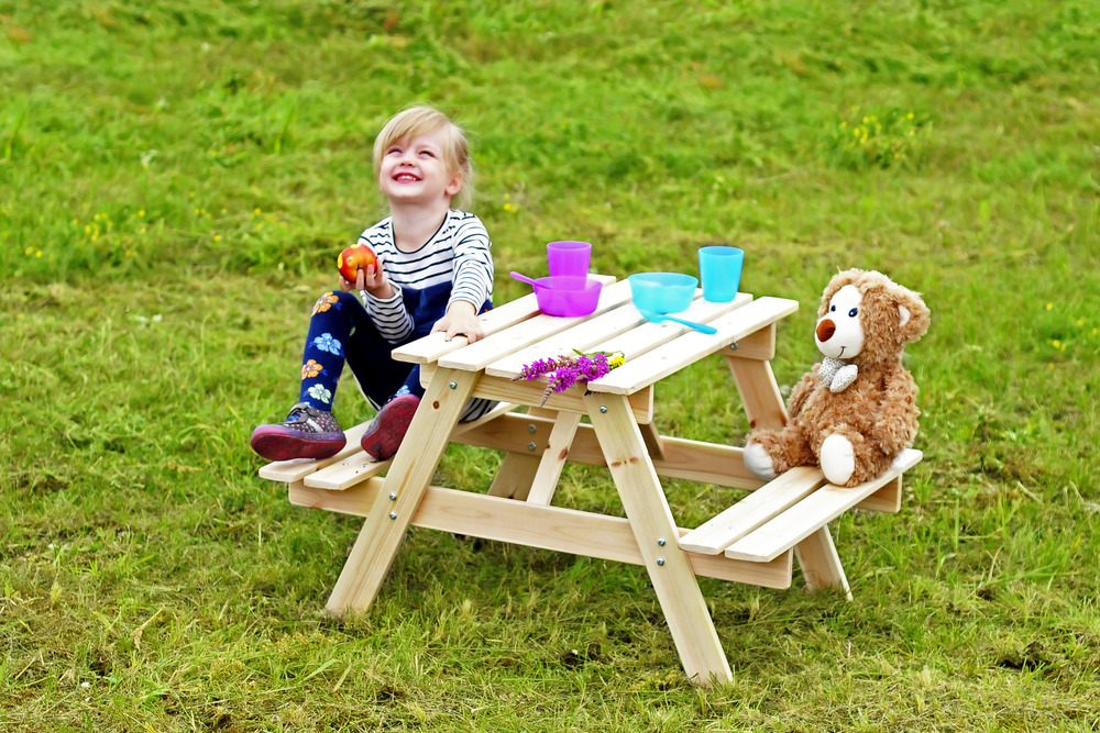 Table enfant en bois – table et chaise enfant - 81x60xh50 cm - m012-1