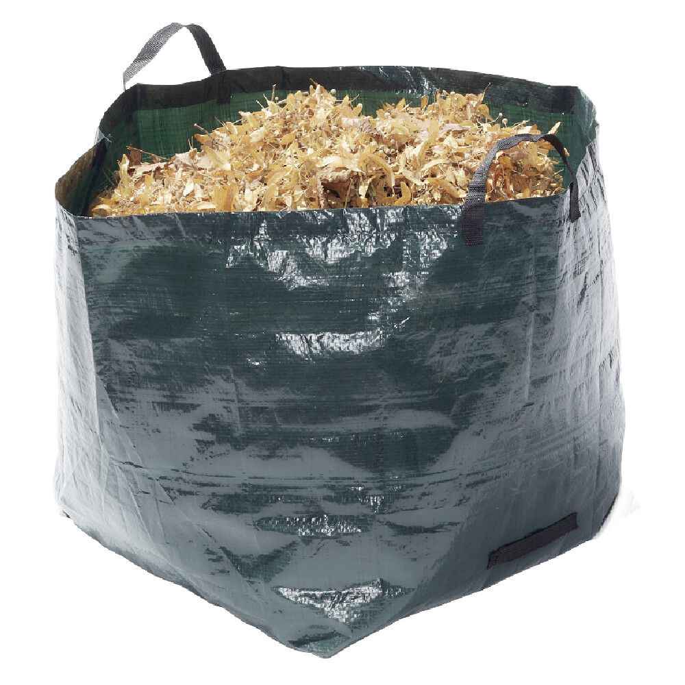 Sacs de jardin verts avec poignées x3 70L 100L 170L