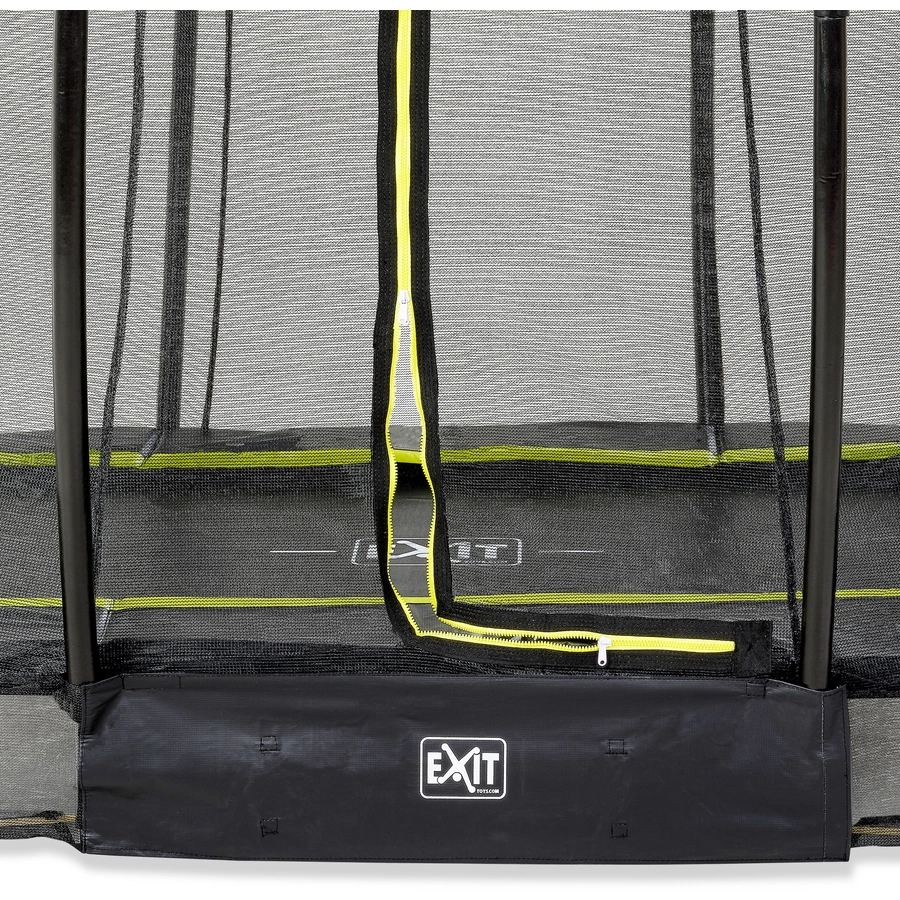 EXIT Bodentrampolin Silhouette ø305 cm mit Sicherheitsnetz - schwarz