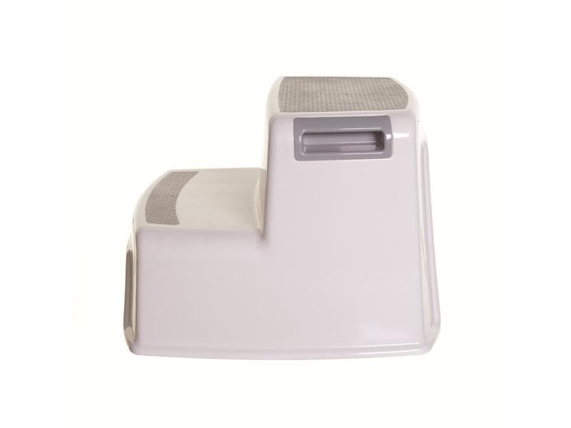 DREAMBABY Zweistufenschemel Grau/Weiss 2-Stufen Tritthocker
