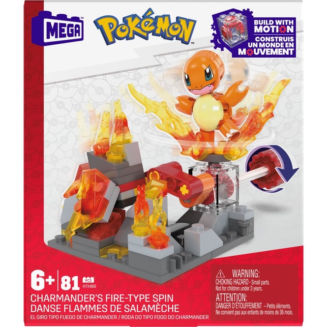 MEGA - Pokémon - Glumanda's feurige Drehung