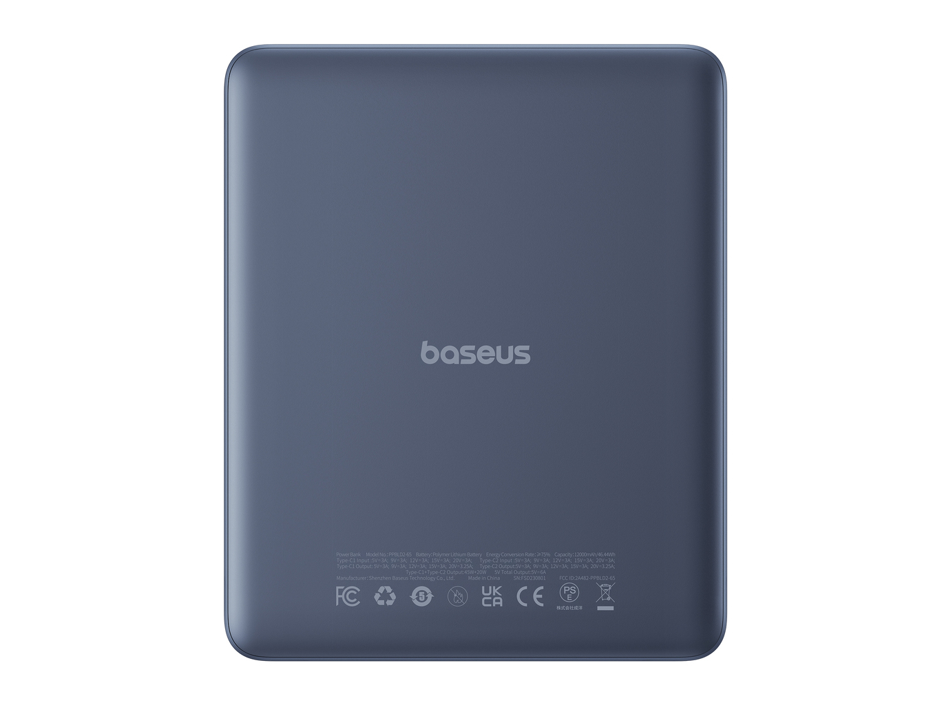 POWERBANK BASEUS 12000MAH 65W BLADE2