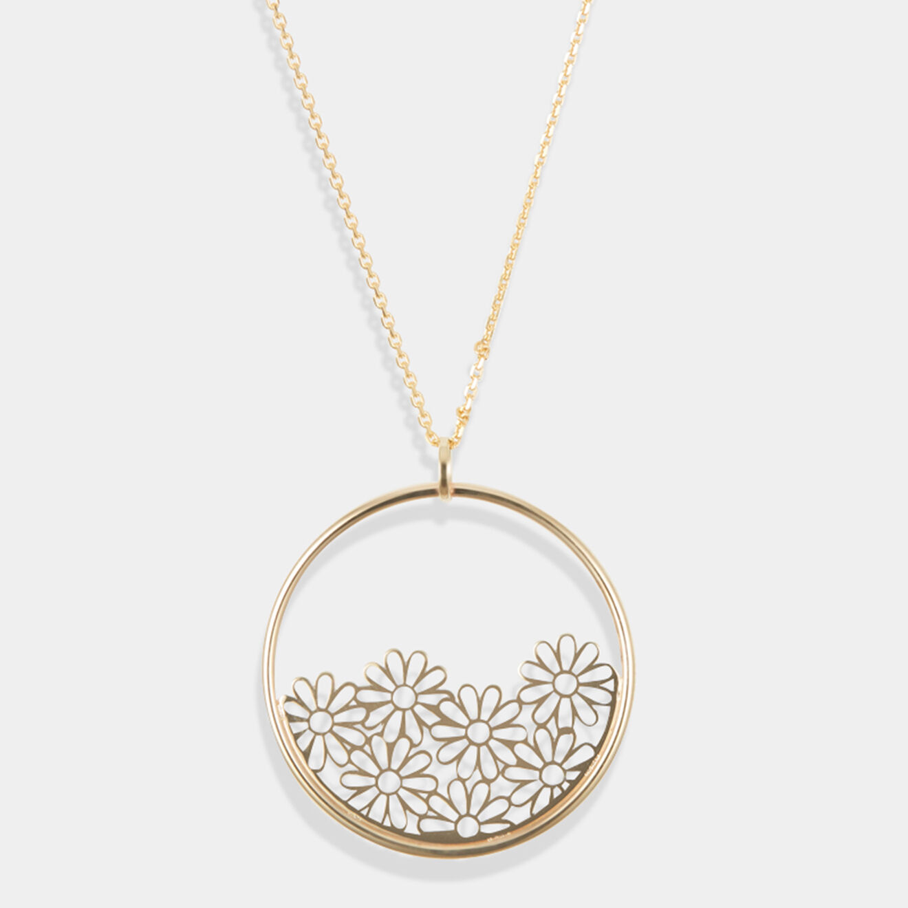 Instant d'Or Pendentif Daisy or jaune
