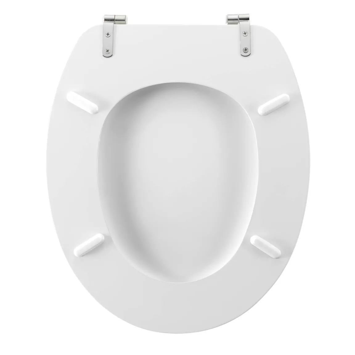 Abattant WC bois (37 x 46 cm) Kelly Blanc