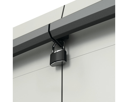 Split Premium recyclingkast, zwart kunststof, 220 l