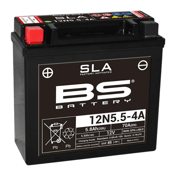 BS Battery - Batterie 12N5.5-4A/4B SLA